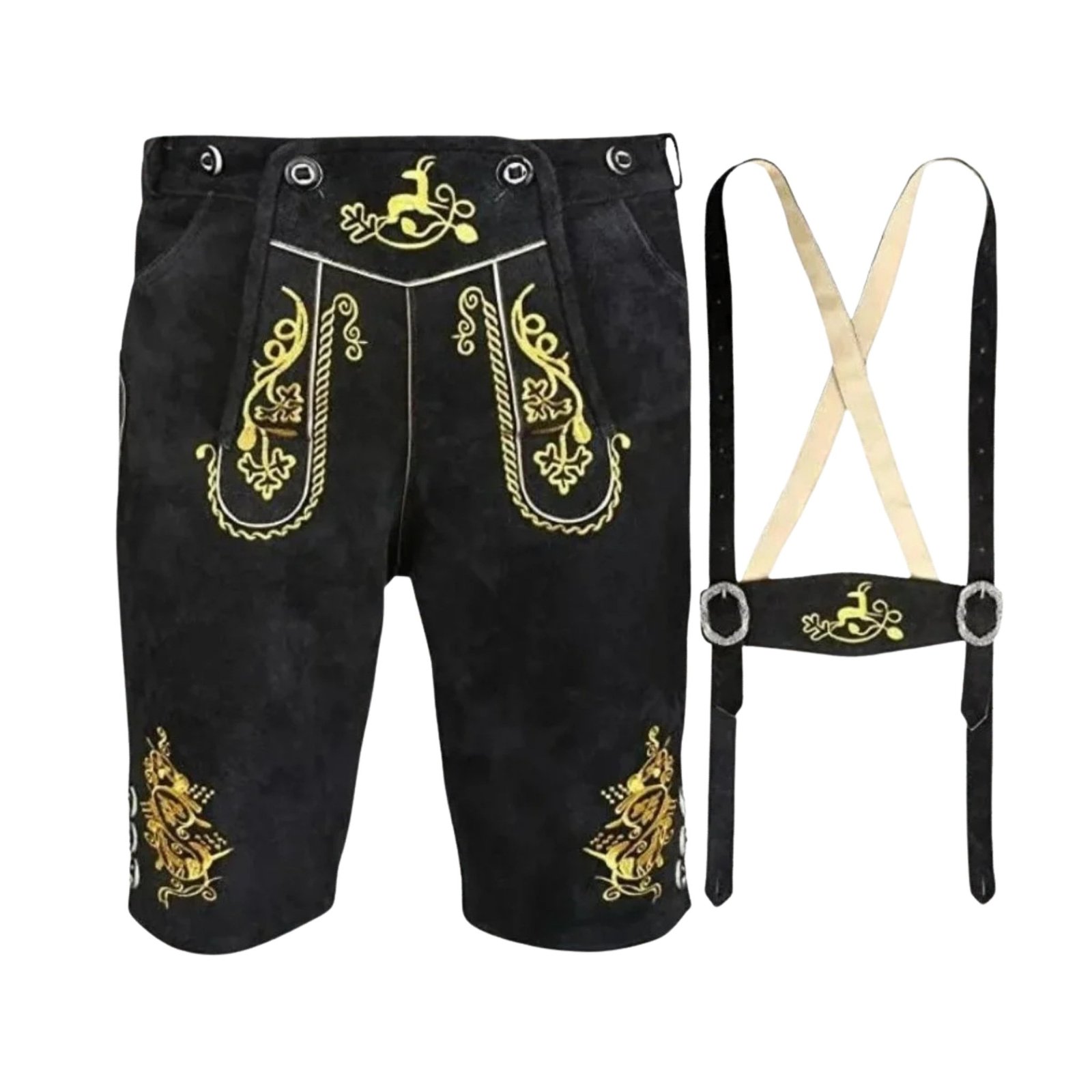 Authentic Bavarian Lederhosen for Men Oktoberfest