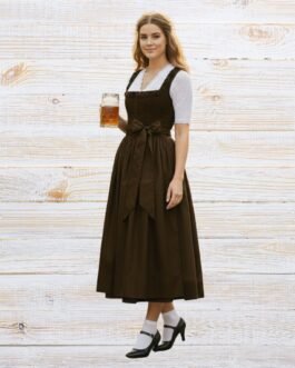 brown dirndl dress Autumn Dirndl - Plus Size Dirndl main image 0